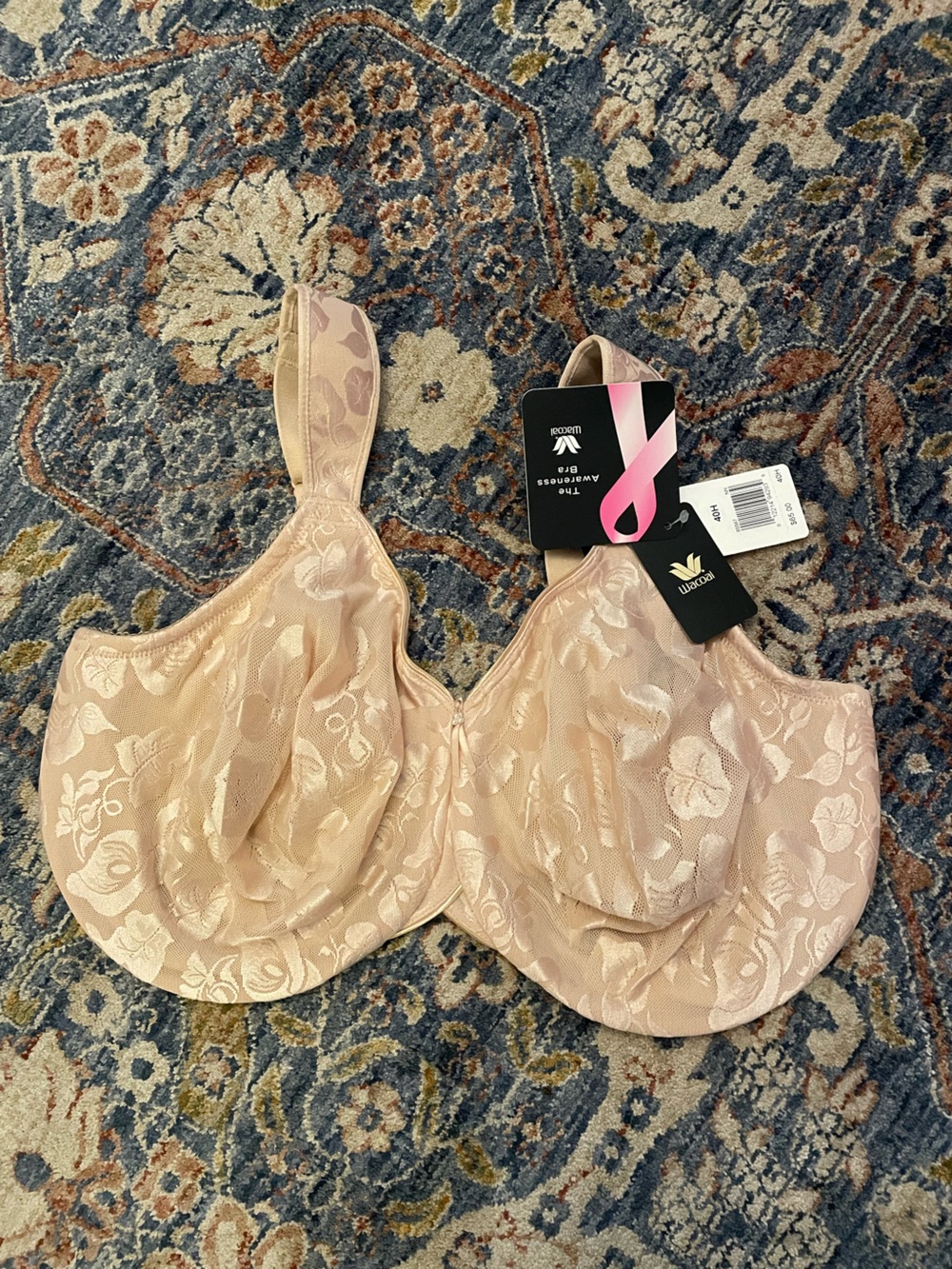 Wacoal Light Beige Floral Underwire Bra
